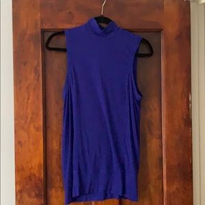 Open back, sleeveless top